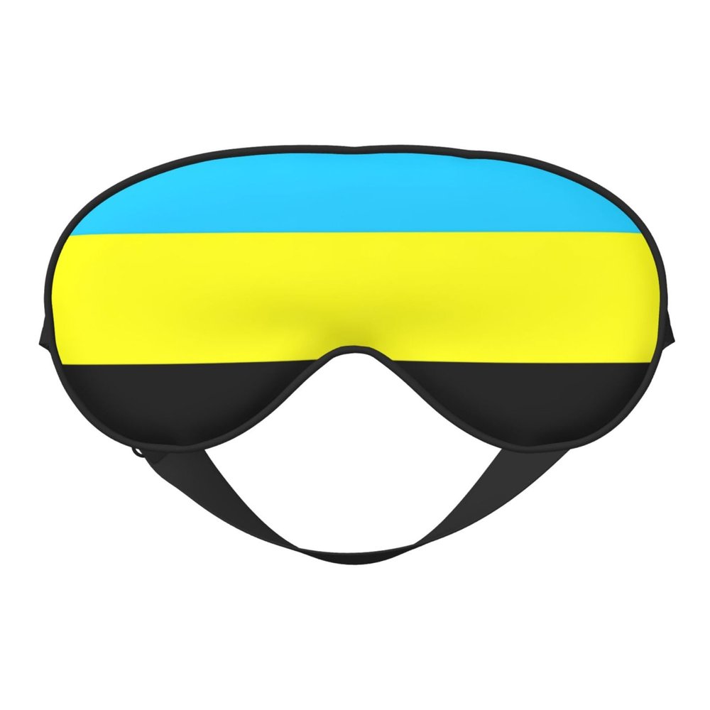 Flag of The Sultanate of Burongan Print Eye Mask,Silk-Like Sleep Mask,Night Sleeping Mask for Men Women,for Sleep Relaxation