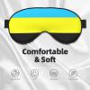Flag of The Sultanate of Burongan Print Eye Mask,Silk-Like Sleep Mask,Night Sleeping Mask for Men Women,for Sleep Relaxation view 2