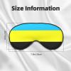 Flag of The Sultanate of Burongan Print Eye Mask,Silk-Like Sleep Mask,Night Sleeping Mask for Men Women,for Sleep Relaxation view 4