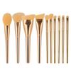 11pcs Golden Mango Collection Makeup Brush Set Brushes Makeup Brushes Complete Set view 1