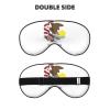 Illinois State Flag Print Eye Mask,Silk-Like Sleep Mask,Night Sleeping Mask for Men Women,for Sleep Relaxation view 2