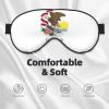 Illinois State Flag Print Eye Mask,Silk-Like Sleep Mask,Night Sleeping Mask for Men Women,for Sleep Relaxation view 3