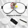 Illinois State Flag Print Eye Mask,Silk-Like Sleep Mask,Night Sleeping Mask for Men Women,for Sleep Relaxation view 4