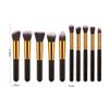 10 Pcs Makeup Brushes Set Cosmetics Foundation Blending Blush Tool Powder Eyeshadow Cosmetic(Argento) view 2