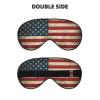 American Flag Print Eye Mask,Silk-Like Sleep Mask,Night Sleeping Mask for Men Women,for Sleep Relaxation view 2