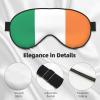 Irish Flag Print Eye Mask,Silk-Like Sleep Mask,Night Sleeping Mask for Men Women,for Sleep Relaxation view 4