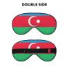 Flag of Azerbaijan Print Eye Mask,Silk-Like Sleep Mask,Night Sleeping Mask for Men Women,for Sleep Relaxation view 2