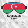 Flag of Azerbaijan Print Eye Mask,Silk-Like Sleep Mask,Night Sleeping Mask for Men Women,for Sleep Relaxation view 3