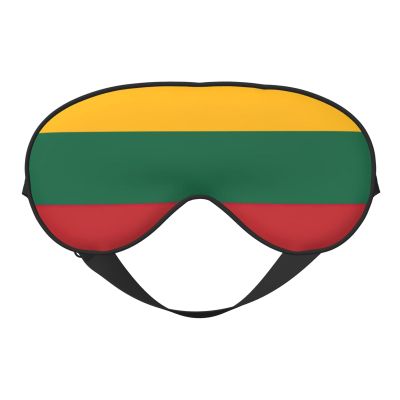 Flag of Lithuania Print Eye Mask,Silk-Like Sleep Mask,Night Sleeping Mask for Men Women,for Sleep Relaxation