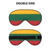 Flag of Lithuania Print Eye Mask,Silk-Like Sleep Mask,Night Sleeping Mask for Men Women,for Sleep Relaxation view 2