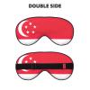 Singapore Flag Print Eye Mask,Silk-Like Sleep Mask,Night Sleeping Mask for Men Women,for Sleep Relaxation view 2