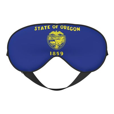 Oregon State Flag Print Eye Mask,Silk-Like Sleep Mask,Night Sleeping Mask for Men Women,for Sleep Relaxation