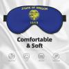 Oregon State Flag Print Eye Mask,Silk-Like Sleep Mask,Night Sleeping Mask for Men Women,for Sleep Relaxation view 3