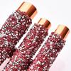 10pcs Diamond Makeup Brushes Set Glitter Shiny Crystal Brush with PU Bag Foundation Blush Kit(Argento) view 4