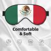 Flag of Mexico Print Eye Mask,Silk-Like Sleep Mask,Night Sleeping Mask for Men Women,for Sleep Relaxation view 3