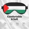 Palestine Flag Print Eye Mask,Silk-Like Sleep Mask,Night Sleeping Mask for Men Women,for Sleep Relaxation view 3