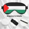 Palestine Flag Print Eye Mask,Silk-Like Sleep Mask,Night Sleeping Mask for Men Women,for Sleep Relaxation view 4