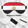 Egyptian Flag Print Eye Mask,Silk-Like Sleep Mask,Night Sleeping Mask for Men Women,for Sleep Relaxation view 3