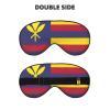 Flag of The Kingdom of Hawaii Print Eye Mask,Silk-Like Sleep Mask,Night Sleeping Mask for Men Women,for Sleep Relaxation view 2
