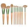 10 Wooden Handle Makeup Brush Set Powder Eye Shadow Eyebrow Brush Makeup Tool view 1