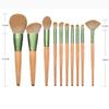 10 Wooden Handle Makeup Brush Set Powder Eye Shadow Eyebrow Brush Makeup Tool view 2