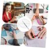 Ipetboom 2sets Cosmetic Palette Spatula Makeup Mixing Plates for Nail Art Makeup Spatulas Essential view 2