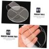 Ipetboom 2sets Cosmetic Palette Spatula Makeup Mixing Plates for Nail Art Makeup Spatulas Essential view 4