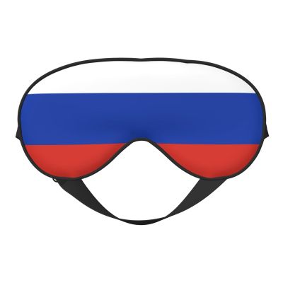 Russian Flag Print Eye Mask,Silk-Like Sleep Mask,Night Sleeping Mask for Men Women,for Sleep Relaxation