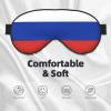 Russian Flag Print Eye Mask,Silk-Like Sleep Mask,Night Sleeping Mask for Men Women,for Sleep Relaxation view 3