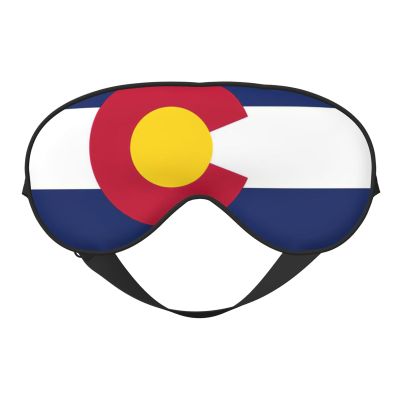 Colorado State Flag Print Eye Mask,Silk-Like Sleep Mask,Night Sleeping Mask for Men Women,for Sleep Relaxation