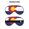 Colorado State Flag Print Eye Mask,Silk-Like Sleep Mask,Night Sleeping Mask for Men Women,for Sleep Relaxation view 2
