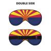 Arizona State Flag Print Eye Mask,Silk-Like Sleep Mask,Night Sleeping Mask for Men Women,for Sleep Relaxation view 2