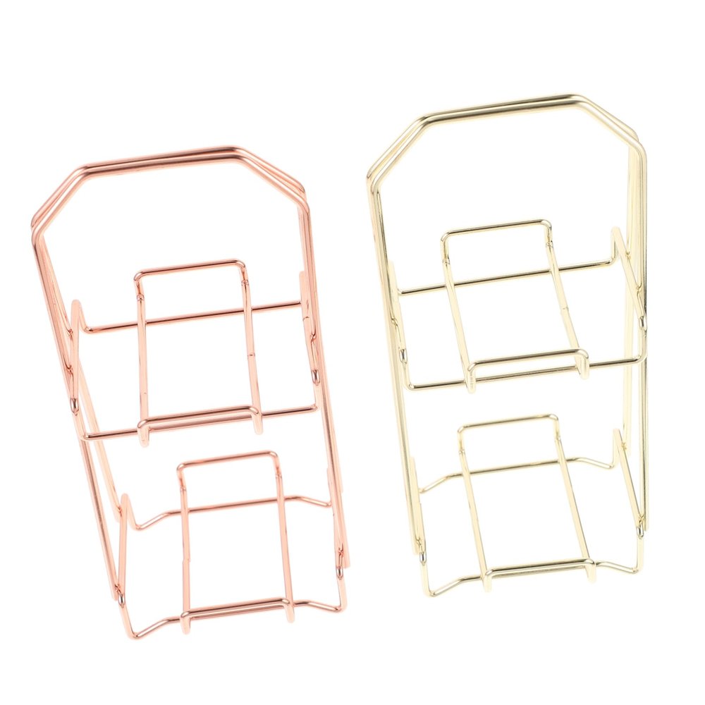 LOORGVEL 2pcs Makeup Sponge Holders Makeup Sponge Supports Rack Double Layer Storage Rack for Powder Puff