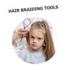 FOMIYES 20set Hair Braid Tool Set Small Loop Needles for Effortless Braiding Ponytail Maker for Home and School Use Versatile Styling Accessories for Boy Girl and Adults view 3