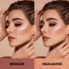 Sophia + Mabelle Bronzer & Highlighter Duo  Buildable, Blendable Face Palette for Contour & Highlight  Lightweight, Long-Lasting Glow  Available in 3 Shades (COCOA RADIANCE, One Color) view 2