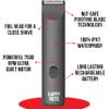 HAPPY NUTS Lumberjack 2.0 Men's Electric Body & Groin Hair Trimmer - Waterproof, Rechargeable Manscaping Kit with Foil Shaver - Ultra-Quiet Motor for Efficient Grooming (Graphite) view 4