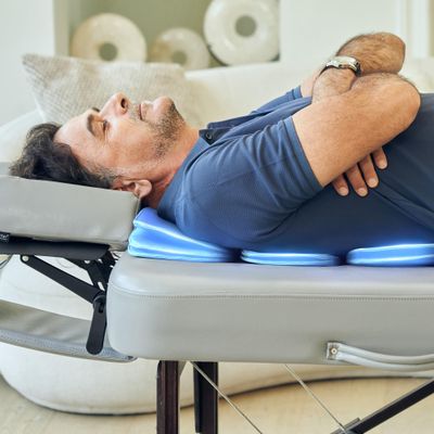 Master Massage 30 FlexWave Innovative Portable Massage Table for Total Body Stretching with Precision Airbag Technology and 3D Lumbar Traction-Concord