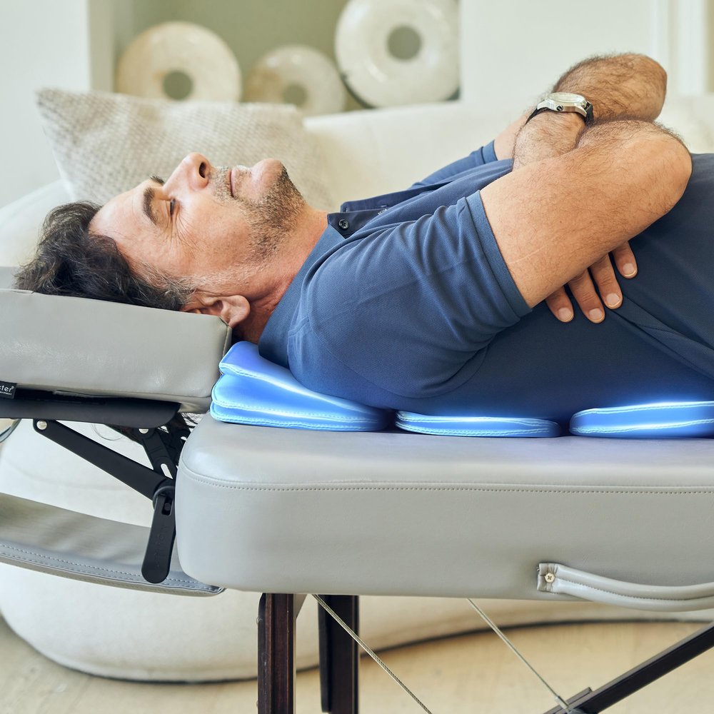 Master Massage 30 FlexWave  Innovative Portable Massage Table for Total Body Stretching with Precision Airbag Technology and 3D Lumbar Traction-Concord