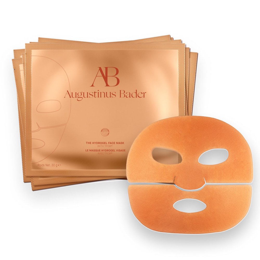 Augustinus Bader The Hydrogel Face Mask Luxury Cooling, Hydrating & Plumping Facial Treatment Smooths, Firms & Boosts Radiance Soothing, Restorative Formula 6 Masks