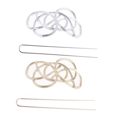 IWOWHERO 2pcs Vintage Hair and Stick Elegant Decorative Bun Holders for Girls for Weddings and Daily Use Secure and Stylish Hair Accessories