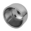 COLLBATH Stainless Steel Shaving Soap Bowl Double Layer Mug for Travel Shaving Brush and Soap Storage Compact Elegant Design for Men view 1