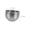 COLLBATH Stainless Steel Shaving Soap Bowl Double Layer Mug for Travel Shaving Brush and Soap Storage Compact Elegant Design for Men view 2