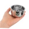 COLLBATH Stainless Steel Shaving Soap Bowl Double Layer Mug for Travel Shaving Brush and Soap Storage Compact Elegant Design for Men view 4