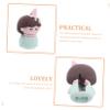 FOYTOKI Pencil Sharpener for Eyebrow and Eye Pencils Compact Manual Design Angle Travel-Friendly for School Office and Makeup Use view 3