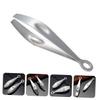 PRETYZOOM Stainless Steel Hair Puller Tweezer for Food Pig Hair Aquarium Fish Long Tweezers view 3