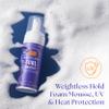 Hairplexx Curl Mousse for Wavy & Curly Hair Lightweight, No-Crunch Curl Definition, Anti-Frizz Moisture Lock & Shine with Castor Oil, UV & Heat Protectant, 5.07 oz view 4