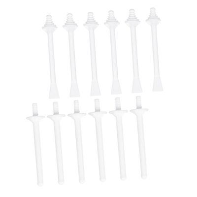 Healvian 30pcs Disposable Nose Hair Applicators Safe Nasal Hair Removal Rods for Areas for Eyebrows Bikini and Face Waxing User-friendly Design