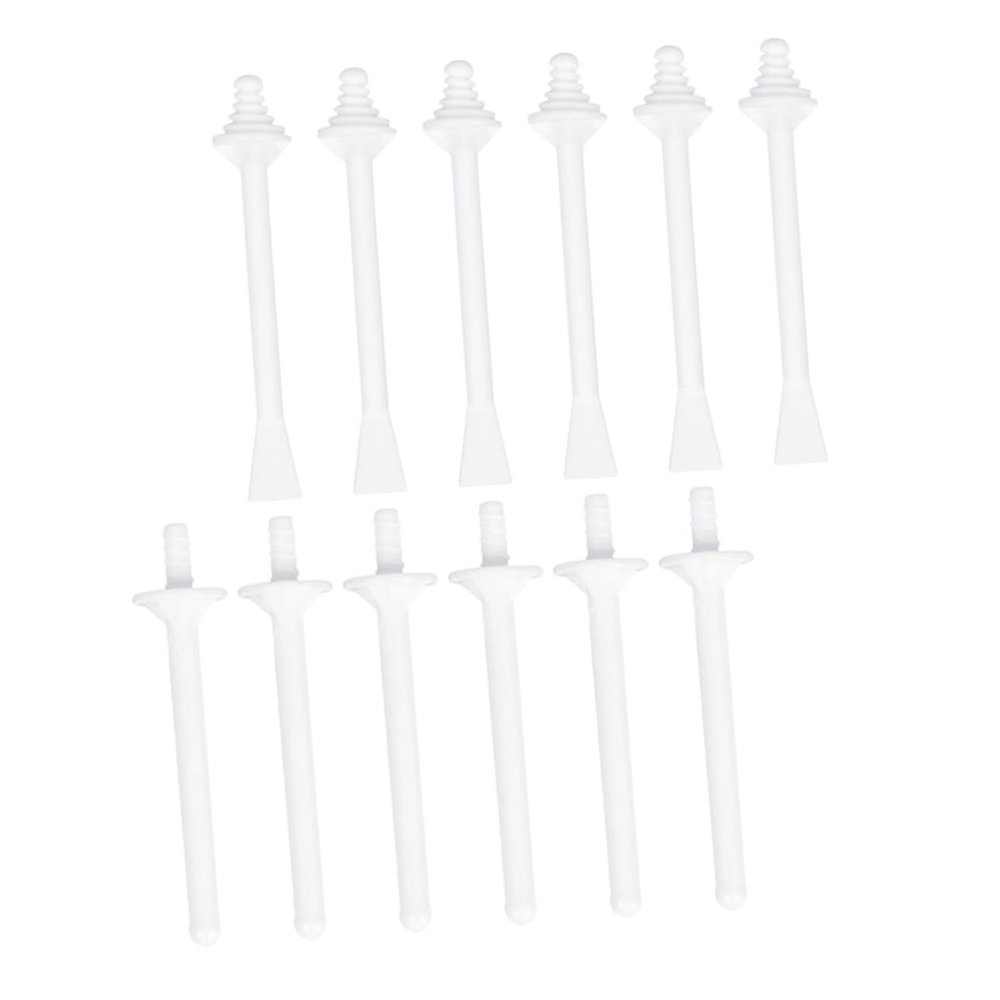 Healvian 30pcs Disposable Nose Hair Applicators Safe Nasal Hair Removal Rods for Areas for Eyebrows Bikini and Face Waxing User-friendly Design