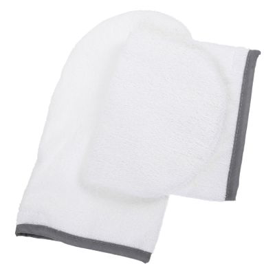 Happyyami 1pair Quality Cloth Paraffin Wax Gloves Insulated Hand Mittens for Hot Wax Dry Hands Smooth Nails Spa Salon Home Use