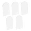 Angoily DIY 5pcs Acrylic Vanity Mirror Irregular Shape Perfect Home Dorm Mirror view 1